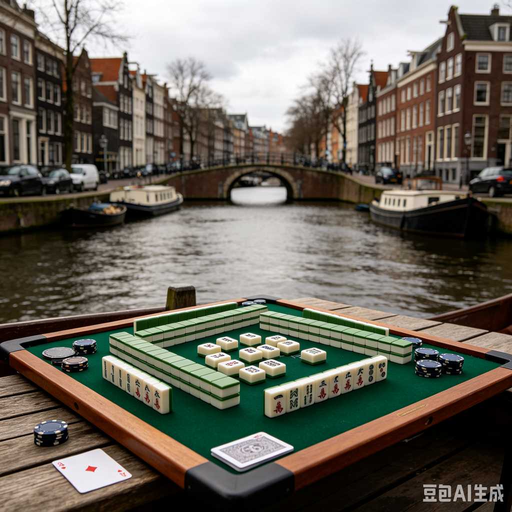 indoor leisure game mahjong set