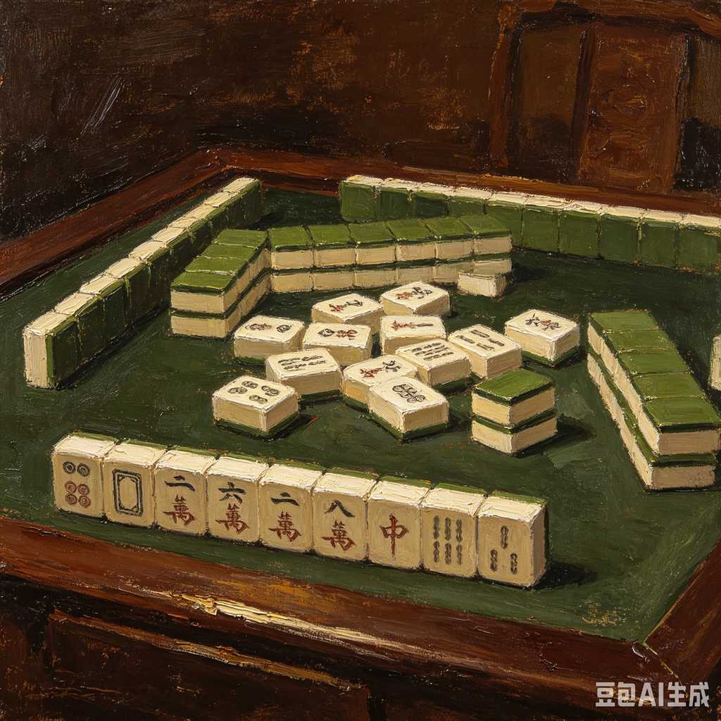 hand crafted mahjong set