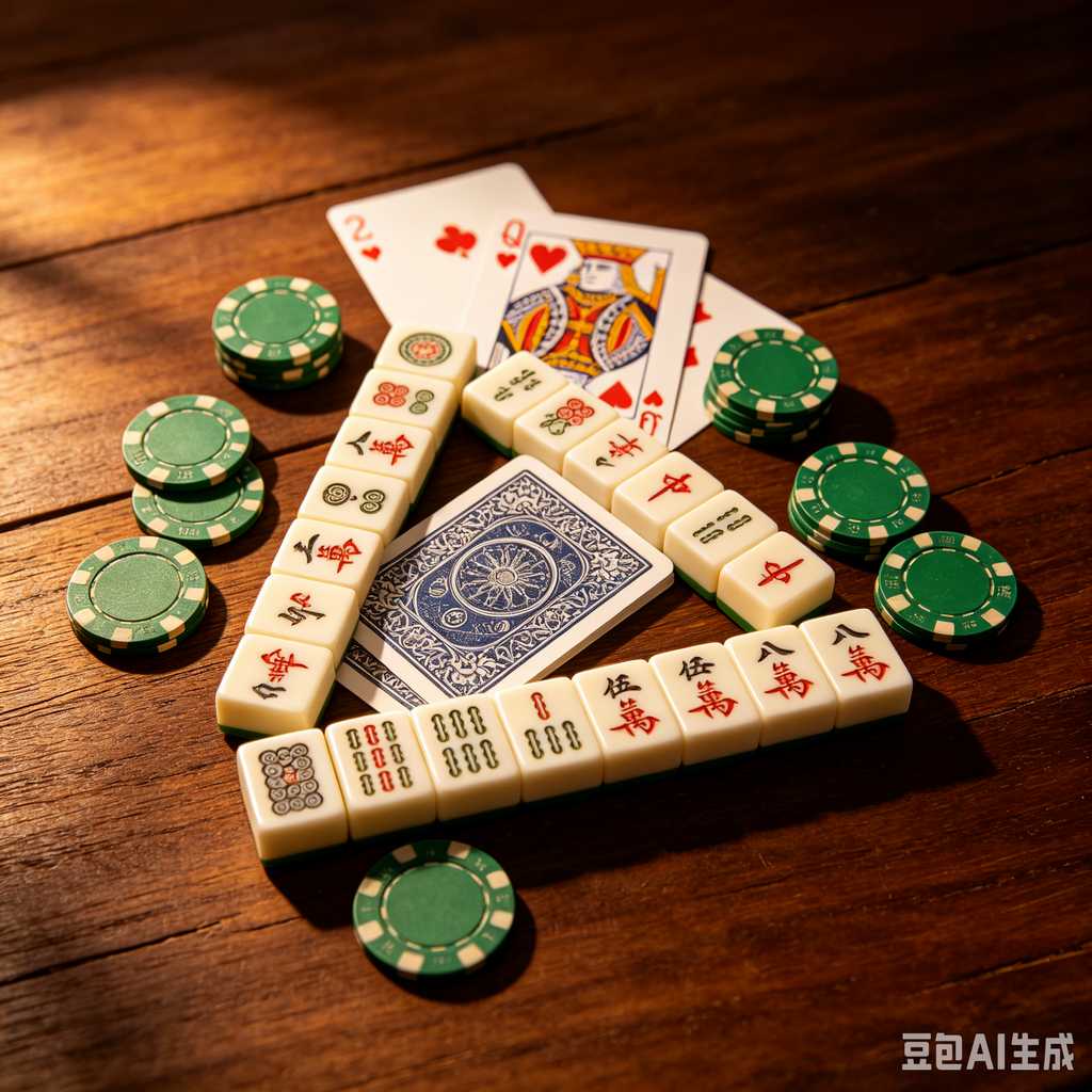 compact mahjong set with case
